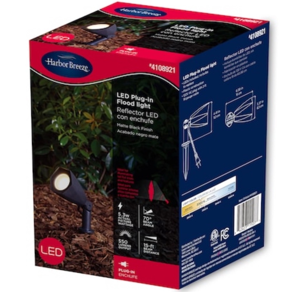 Harbor Breeze LED Plug-in Flood Light